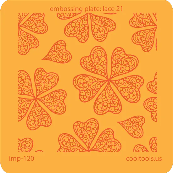Classic Lace Texture Embossing Sheet #21 1