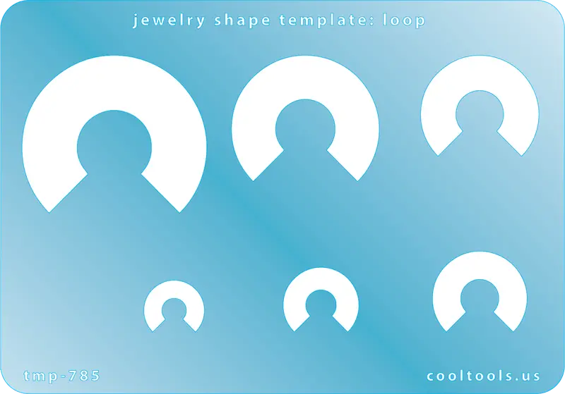 Classic Loop Jewelry Shape Template 1