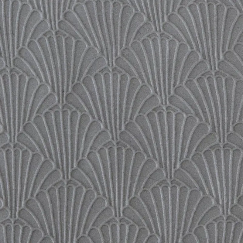 Classic Scallop Border Texture Tile – Fine-Line Version 1