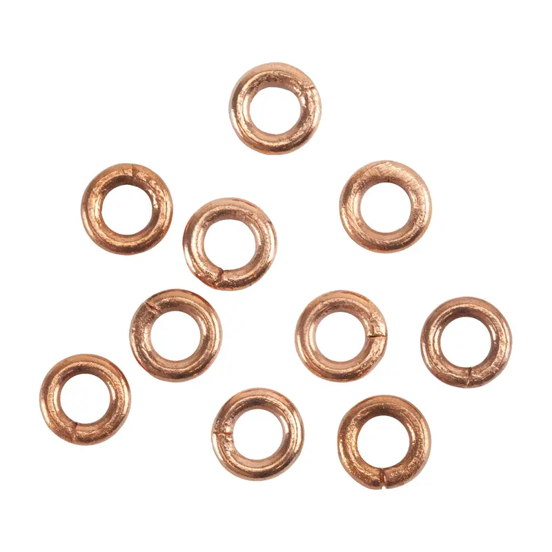 Closed Copper Jump Ring – 5Mm Round, Pack Of 10 1