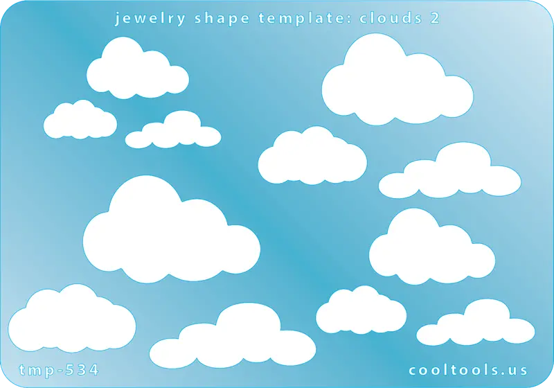 Cloud Jewelry Template – Soft Cumulus Shape 2 1