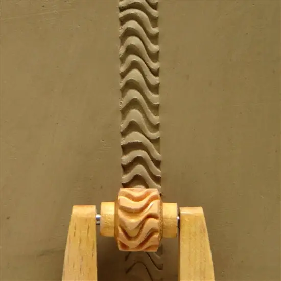 Compact Wood Roller – Zebra Stripe Pattern, 10Mm 1