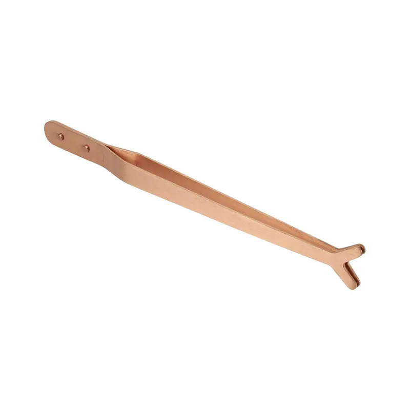 Copper Fish-Tail Pickle Tongs For Acid Safety 1