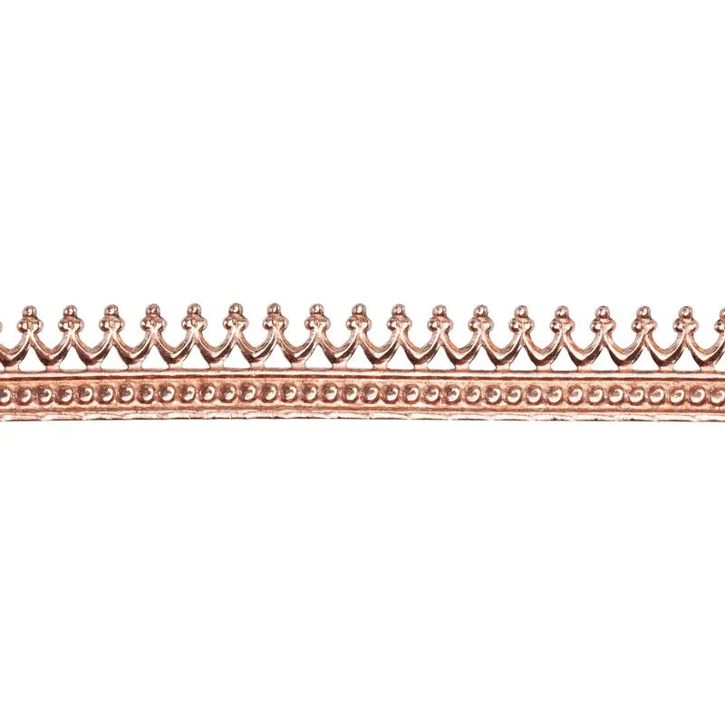 Copper Gallery #1 Bezel Wire – 22-Gauge Dead Soft, 6" Minimum Length 1