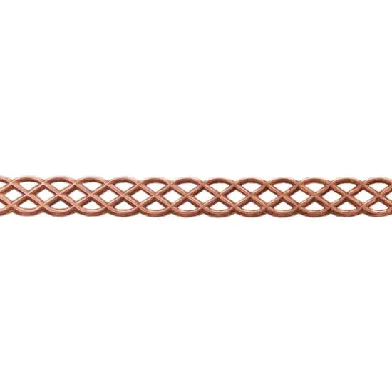 Copper Knot Patterned Wire – 20-Gauge Dead Soft, 6" Length 1
