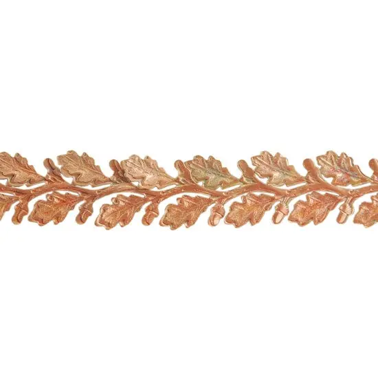 Copper Leaves Patterned Wire – #3 Design, 22-Gauge Dead Soft, 6" Minimum Length 1