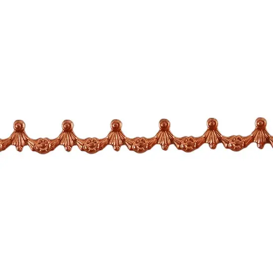 Copper Patterned Wire – Margaret Design, 20-Gauge Dead Soft, 6" Minimum 1