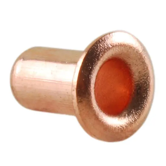 Copper Plate Eyelet Rivets For Leather & Fabric Craft 1