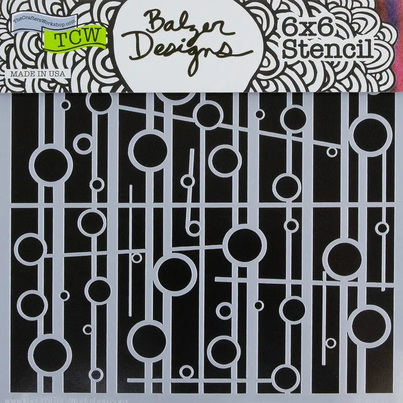 Cosmic Music-Themed Design Stencil 1