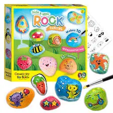 Creativity For Kids Rock Painting Craft Kit With Hide-And-Seek Theme 1