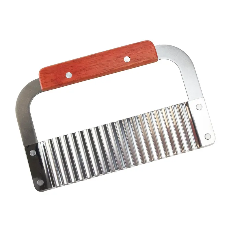 Crinkle-Cut Stainless Steel Clay Cutting Blade 1