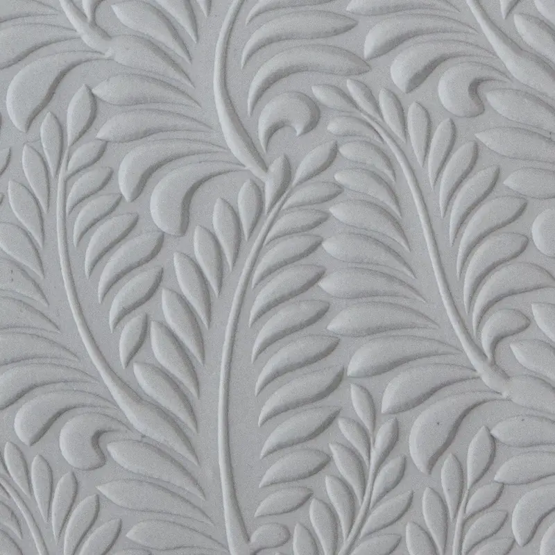 Crown Fern Embossed Texture Tile For Polymer Clay And Resin 1