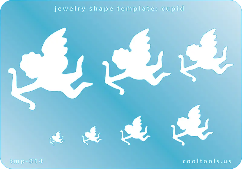 Cupid Jewelry Template – Romantic Arrow-And-Heart Motif For Valentine’S Or Bridal Jewelry 1