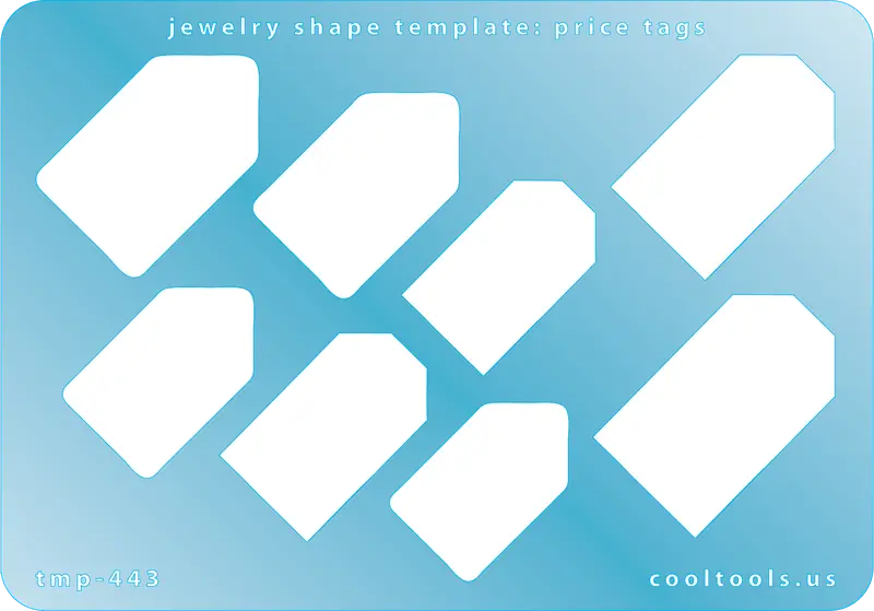 Custom Jewelry Shape Template For Price Tags And Labels 1