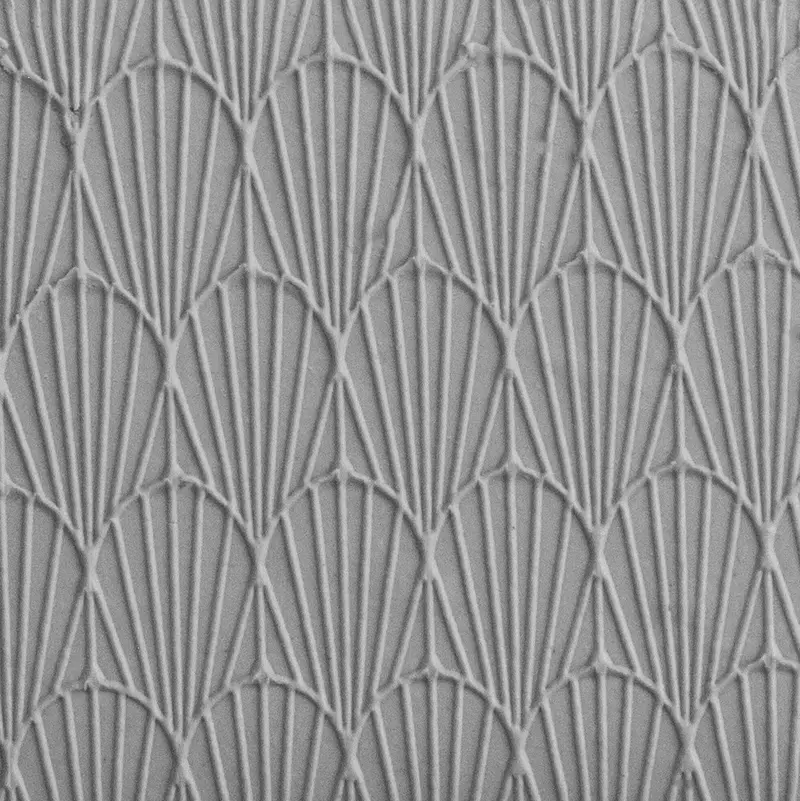 Deco Shells Embossed Wall Tile 1