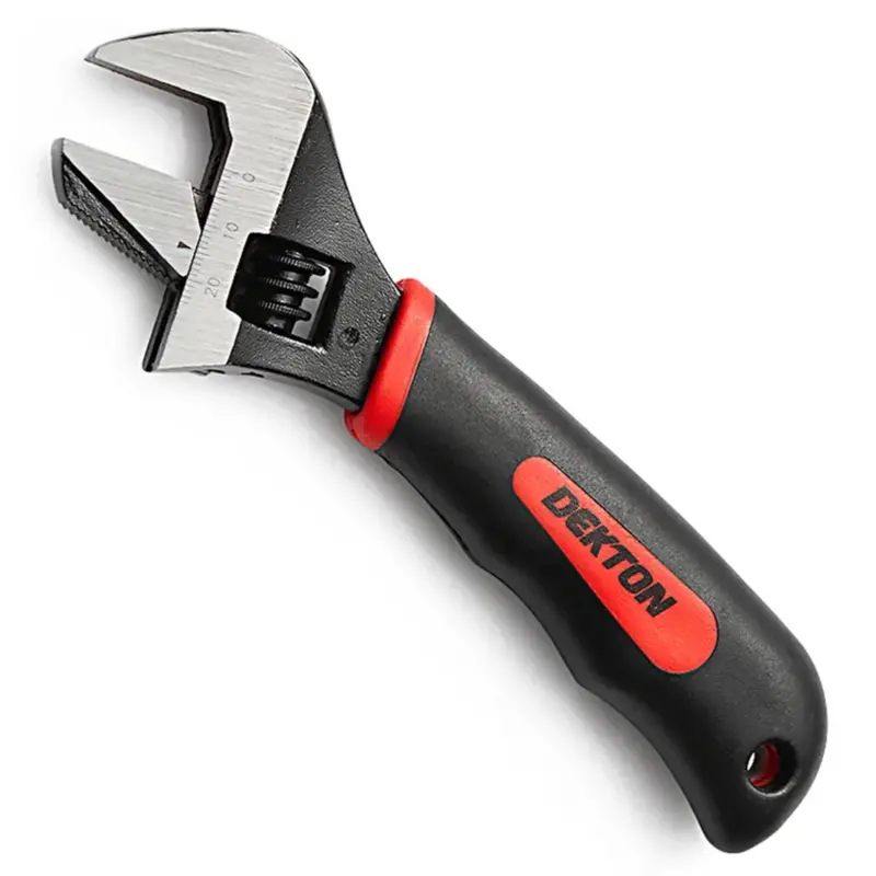 Dekton 2-In-1 Compact Adjustable Wrench – Stubby Design For Tight Spaces 1