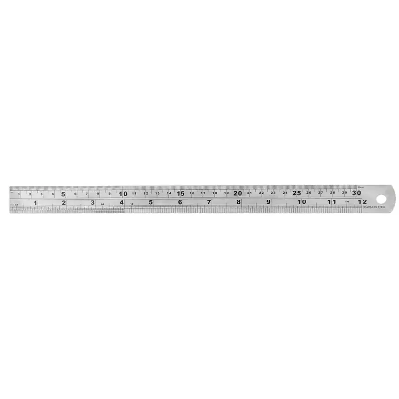Dekton 300Mm Stainless Steel Precision Ruler 1