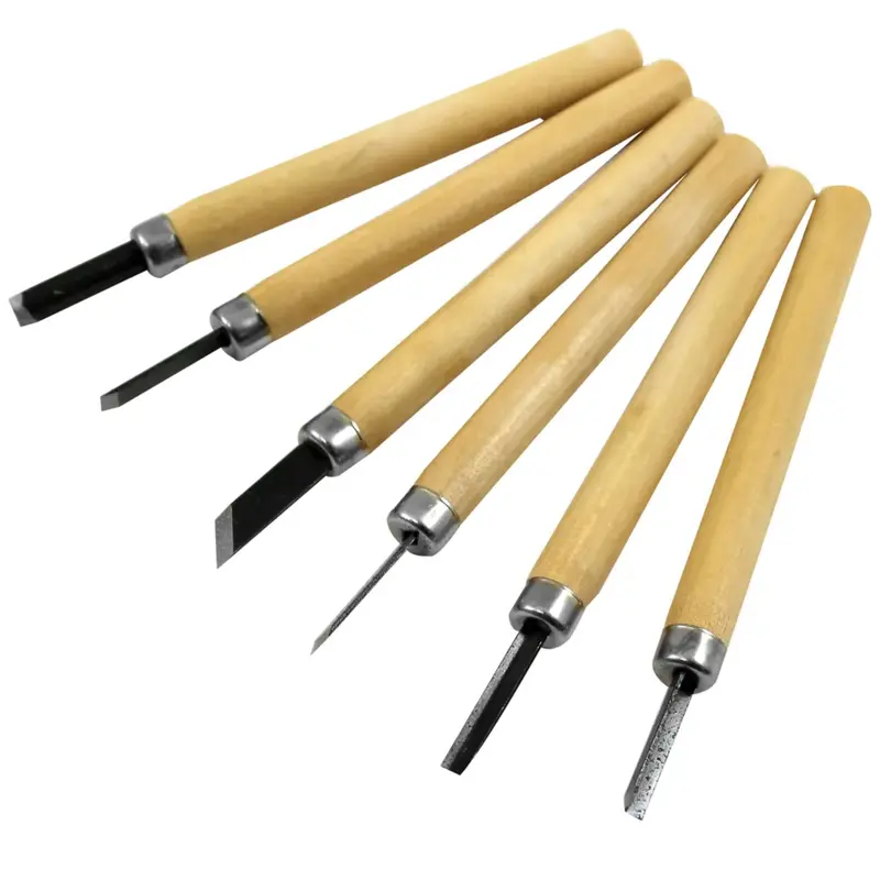 Dekton 6-Piece Carving Knife Set With Ergonomic Handles And Protective Sheaths 1