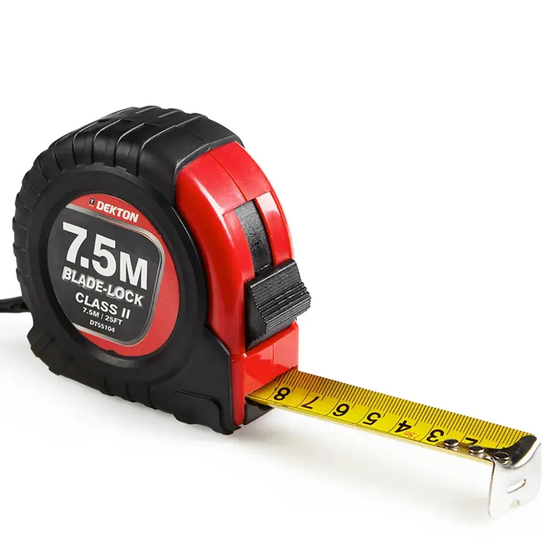 Dekton 7.5-Meter Hard-Case Tape Measure – 25Mm Blade With Locking Mechanism 1