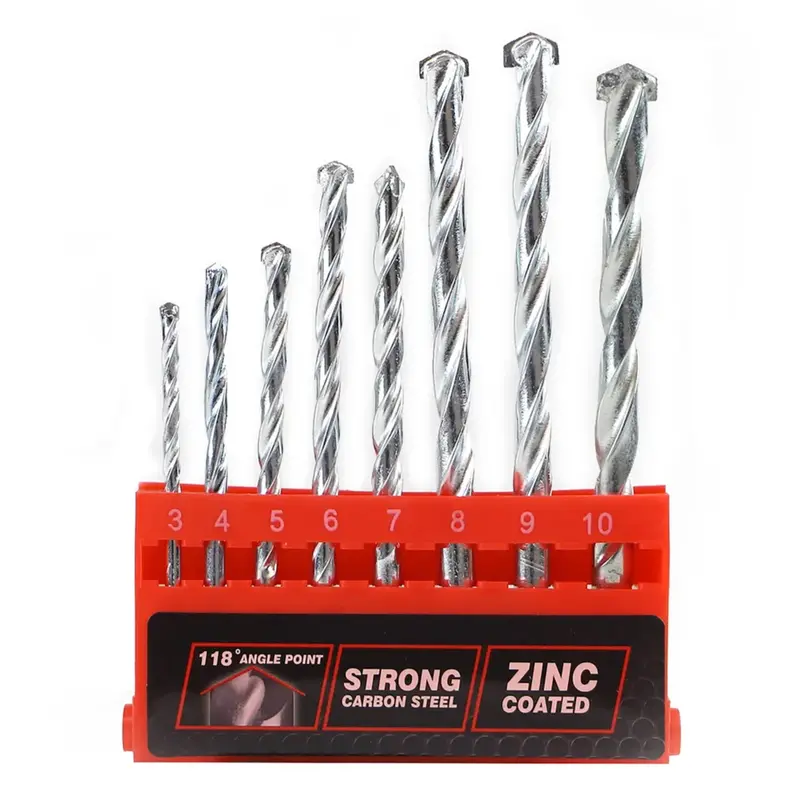 Dekton 8-Piece Masonry Drill Bit Set (3–10Mm) 1