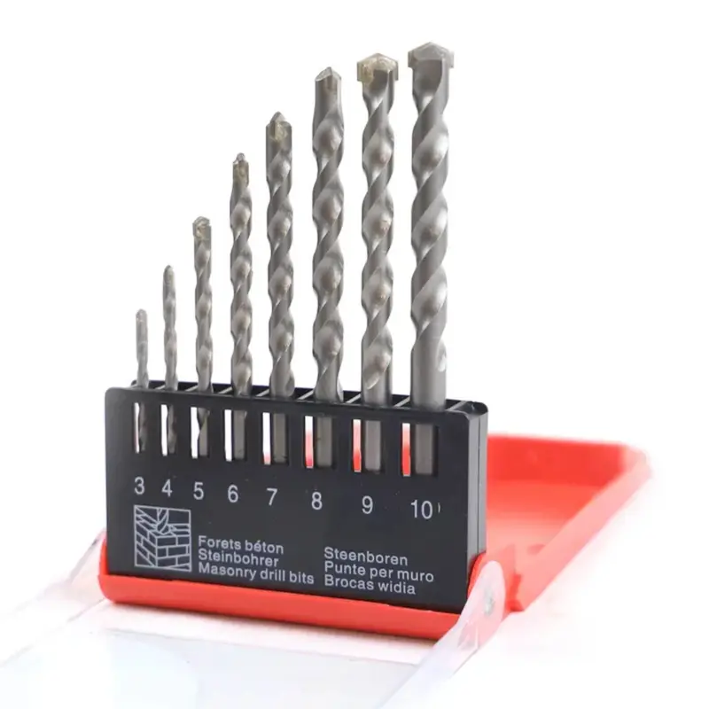 Dekton 8-Piece Masonry Drill Bit Set – Carbide-Tipped, 3Mm To 10Mm Sizes 1