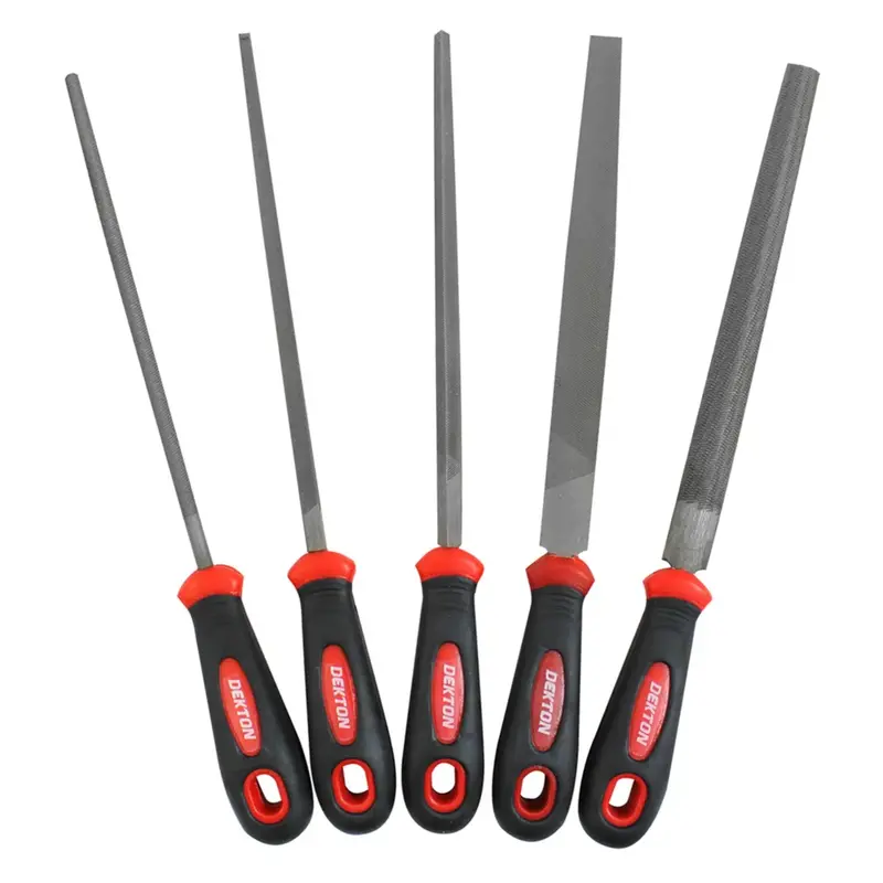 Dekton Engineer’S File Set – 5-Piece Precision Metalworking Files 1