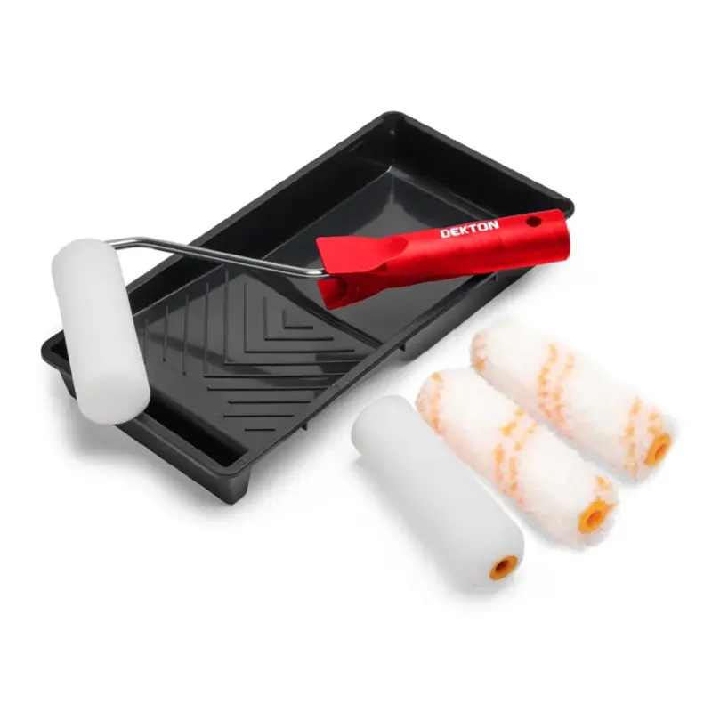 Dekton Mixed Paint Brush Set – 4 Inch, 6-Piece Versatile Brush Kit 1