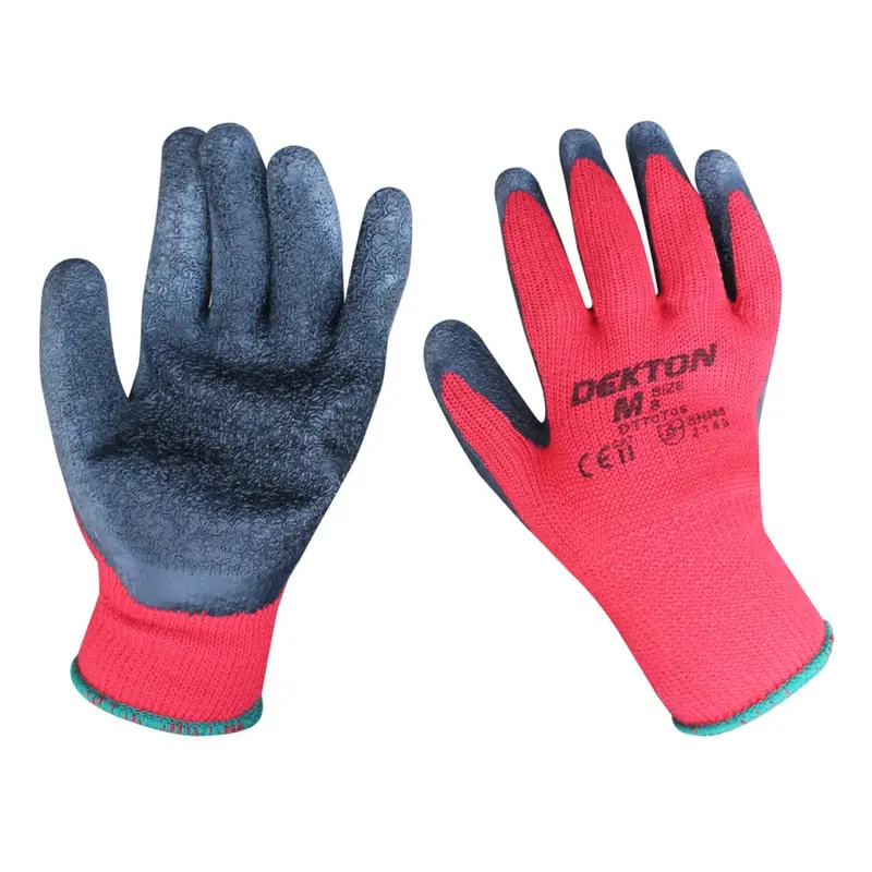 Dekton Size 8/M Latex-Coated Work Gloves – Cut-Resistant & Grip-Enhanced 1