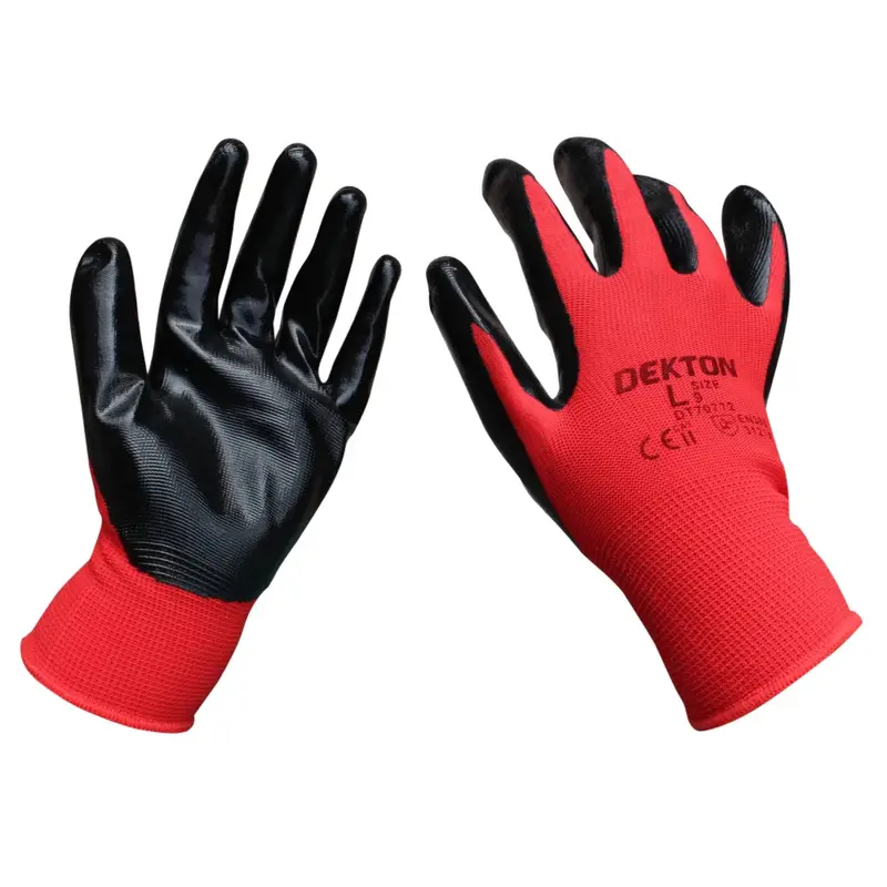 Dekton Ultra-Grip Nitrile-Coated Work Gloves – Size 9/L For Enhanced Dexterity 1