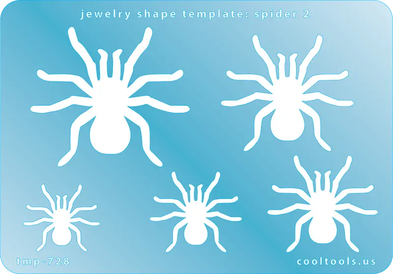 Detailed Spider Jewelry Template – Version 2 For Crafters 1