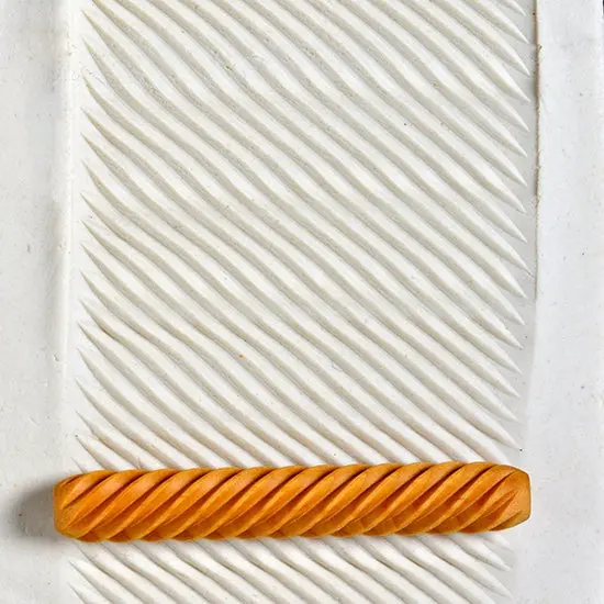 Diagonal Line Wooden Hand Roller 1