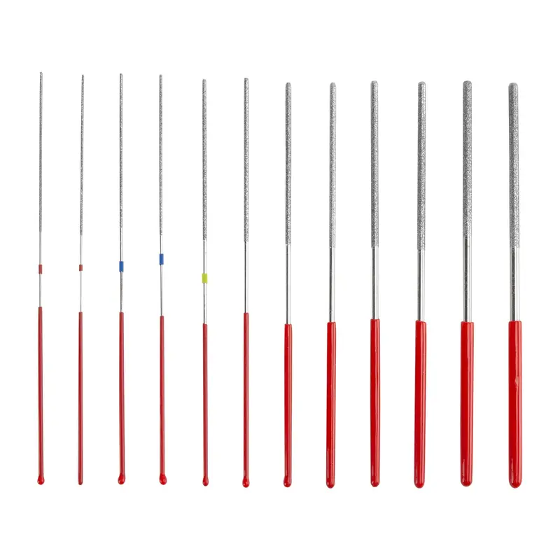 Diamond-Coated Micro Round Files – 12-Piece Professional Set 1