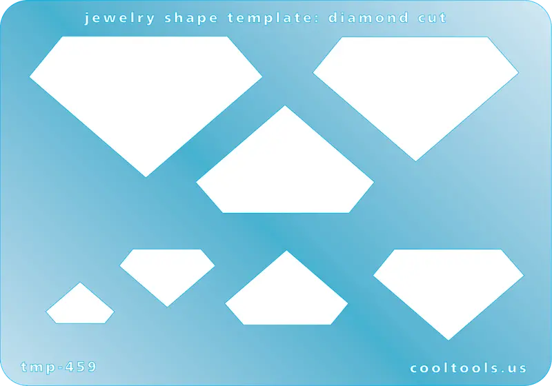 Diamond-Cut Jewelry Shape Template 1