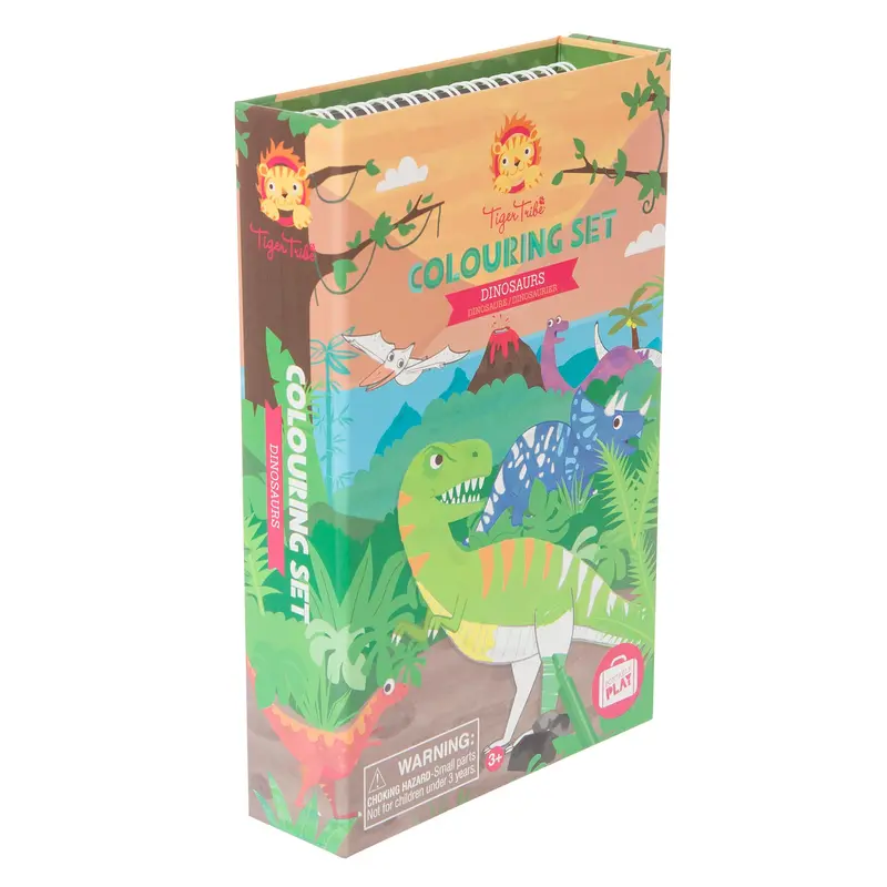Dinosaur-Themed Coloring Kit For Kids 1
