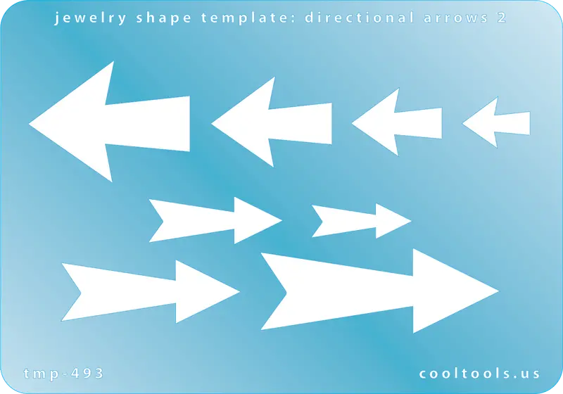 Directional Arrow Jewelry Template – Style 2 1