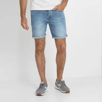 Dnm Co Bleckede Men’S Denim Shorts – Casual Summer Style 1