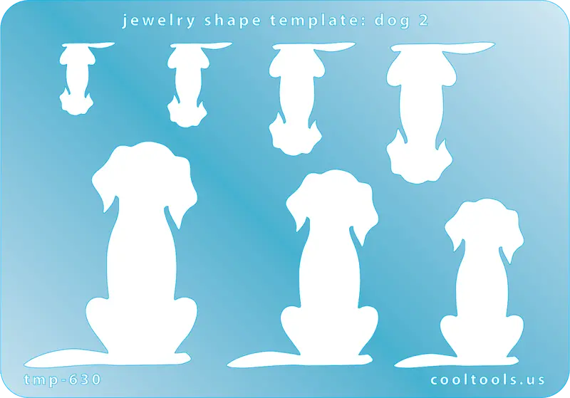 Dog Breed Jewelry Template #2 – Canine Silhouette Cutout 1