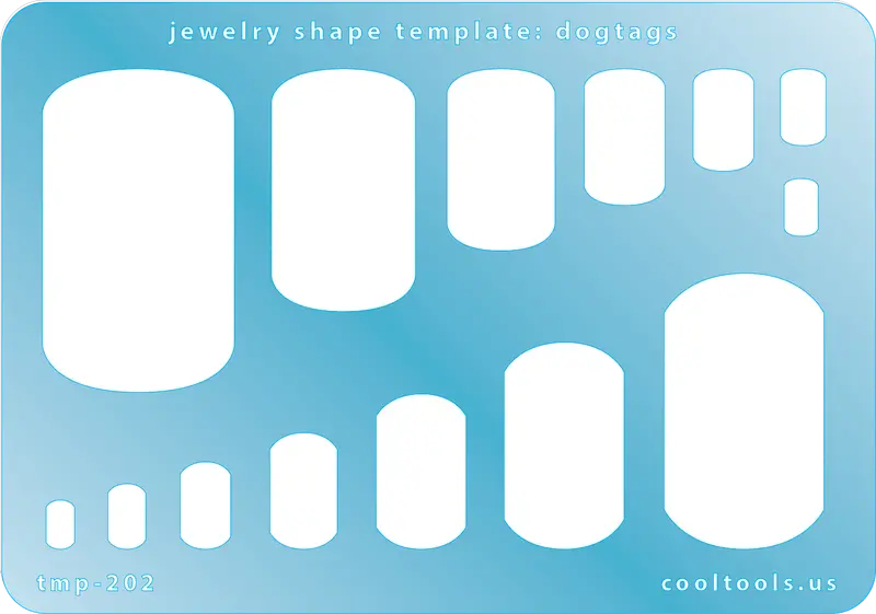 Dog Tag Jewelry Template For Personalized Nameplate And Military-Style Pendants 1