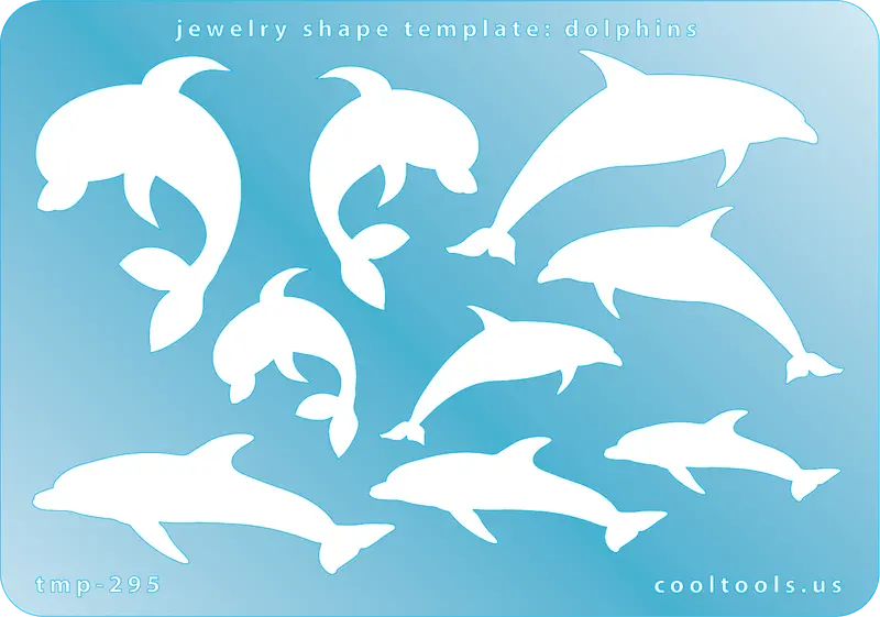 Dolphin Jewelry Template For Nautical Pendant Making 1
