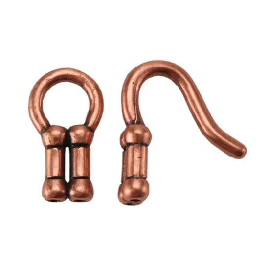 Double-Strand Hook-And-Eye Copper Clasp – One Set 1
