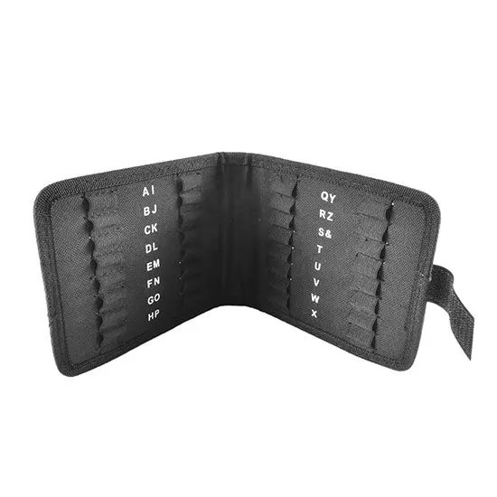 Durable Metal Stamp Organizer Case With Compartmental Layout 1