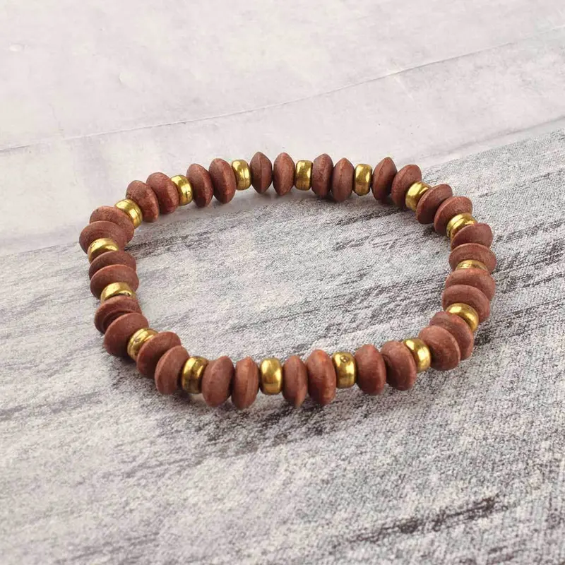 Edenkoben Natural Wooden Stretch Bracelet For Women 1