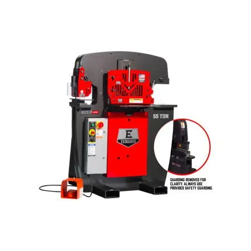 Edwards 55203522 55-Ton Ironworker – 208V Powerlink System With 10" Brake 1