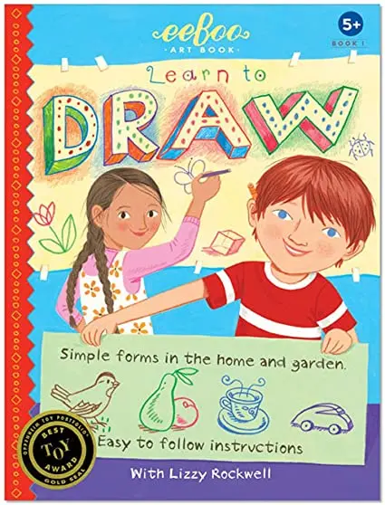 Eeboo Learn To Draw Book And Pencil Set 1