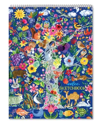 Eeboo Tree Of Life Sketchpad With Dual-Tip Pencils 1