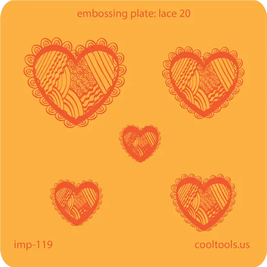 Elegant Lace Embossing Plate For Artisan Jewelry #20 1