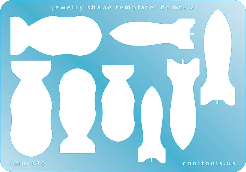 Explosive-Style Jewelry Shape Template – Bomb Design 2 1