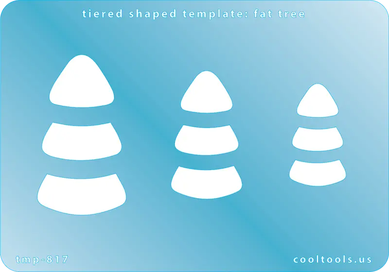 Fat Tree Tiered Shaped Template For Crafting 1