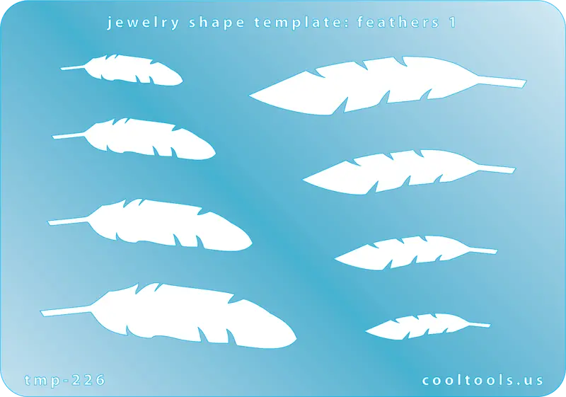 Feather-Inspired Jewelry Template – Design Variant 1 1