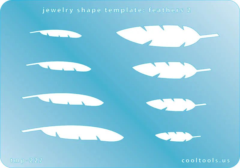 Feather-Inspired Jewelry Template – Design Variant 2 1